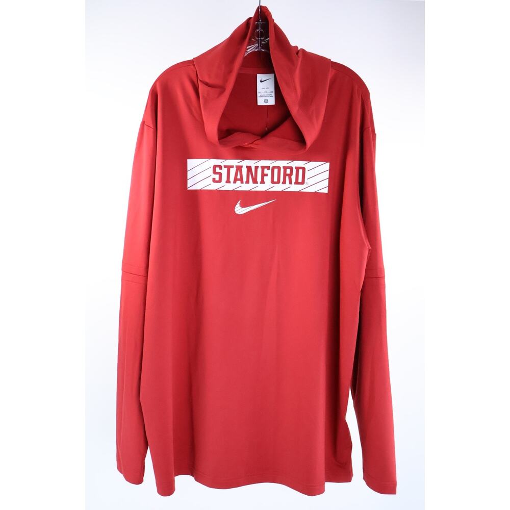 Stanford Cardinal Nike Long Sleeve Shirt Men's Cardinal Sixe XXL NWT